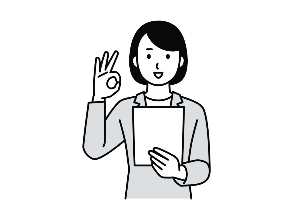 女性のイラスト画像